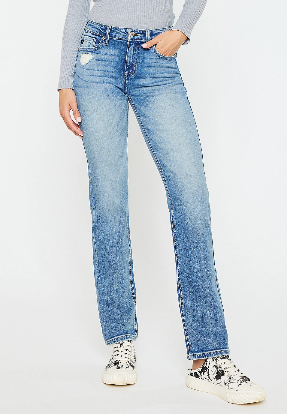 KanCan™ Mid Rise Straight Jean | Maurices