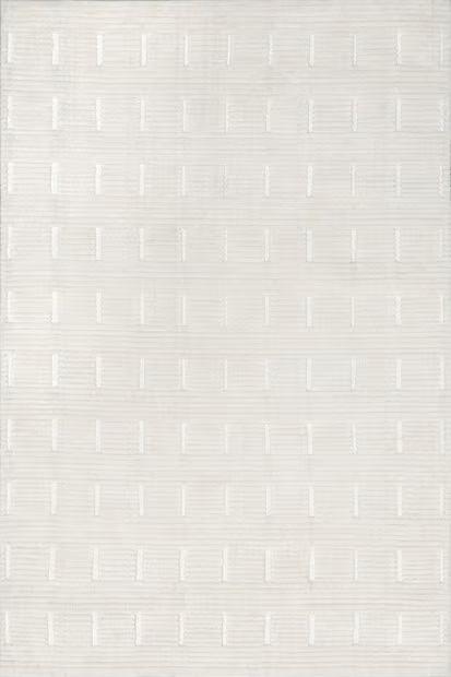 Ivory Waverly Broken Stripe 8' x 10' Area Rug | Rugs USA