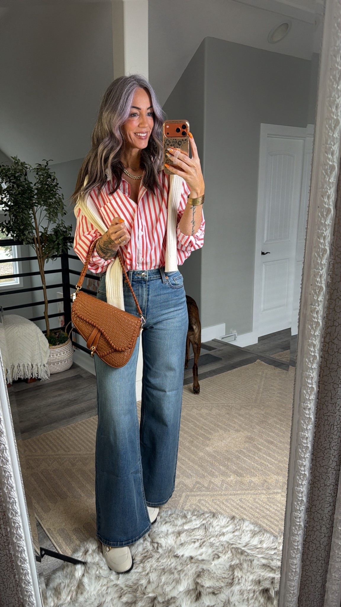 My Easter outfit because it’s still freezing cold in MI so we can’t wear pretty spring dresses yet. Jeans are size 8, top is size L. 



#LTKootd #LTKgrwm #LTKOver40