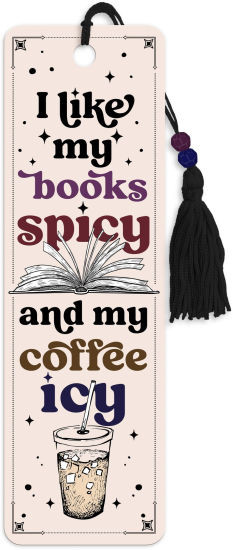Spicy Books & Iced Coffee - BN Premier Bookmark | Barnes & Noble