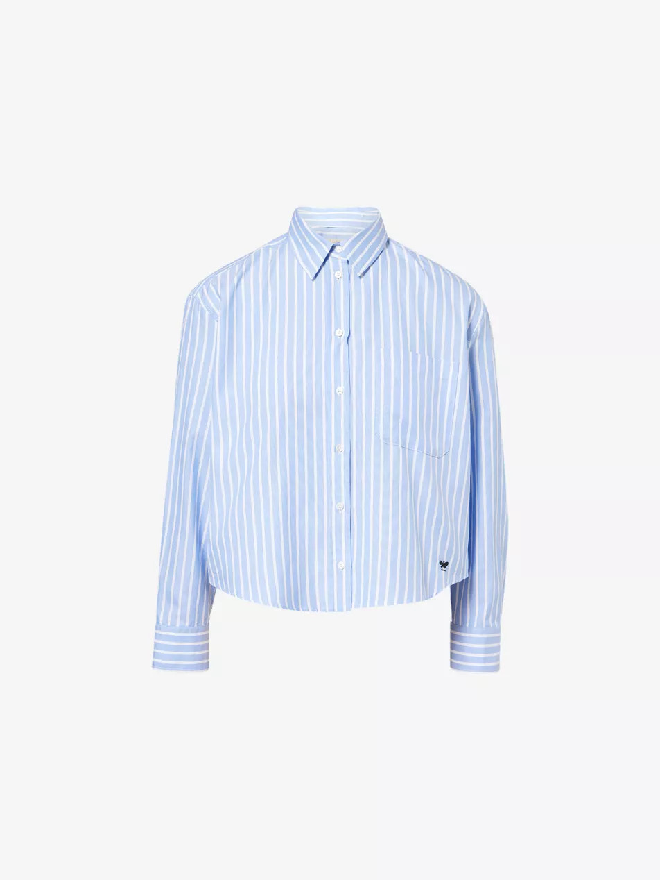 Stripe Relaxed Cotton Shirt | Selfridges