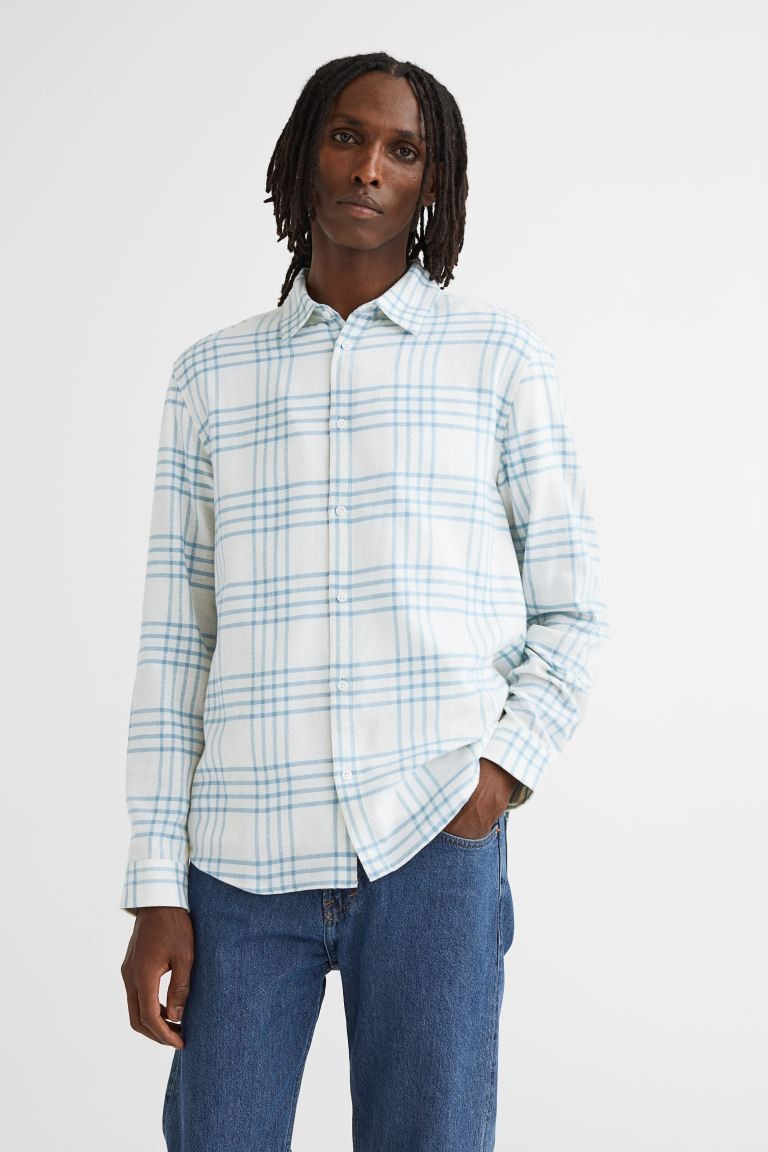 Regular Fit Checked Shirt | H&M (US + CA)