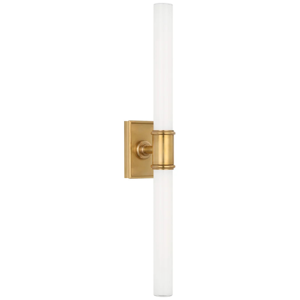 Owen LED Bath Light Antique-Burnished Brass | Lighting Design