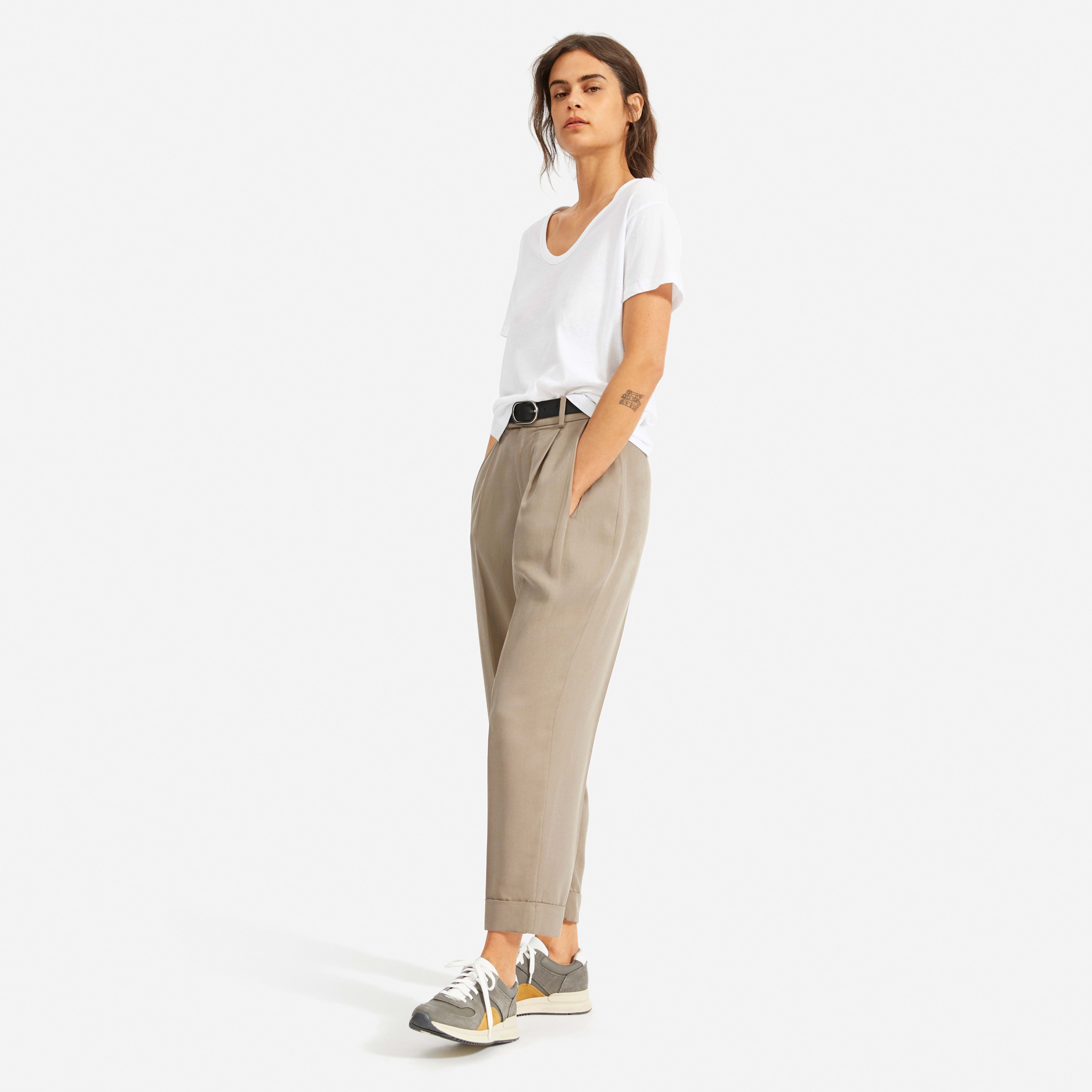WomenT-ShirtsThe Air Scoop-Neck Tee$3095 Reviews4.1 out of 5 stars. 95 reviews ‌ColorWhiteSizeS... | Everlane