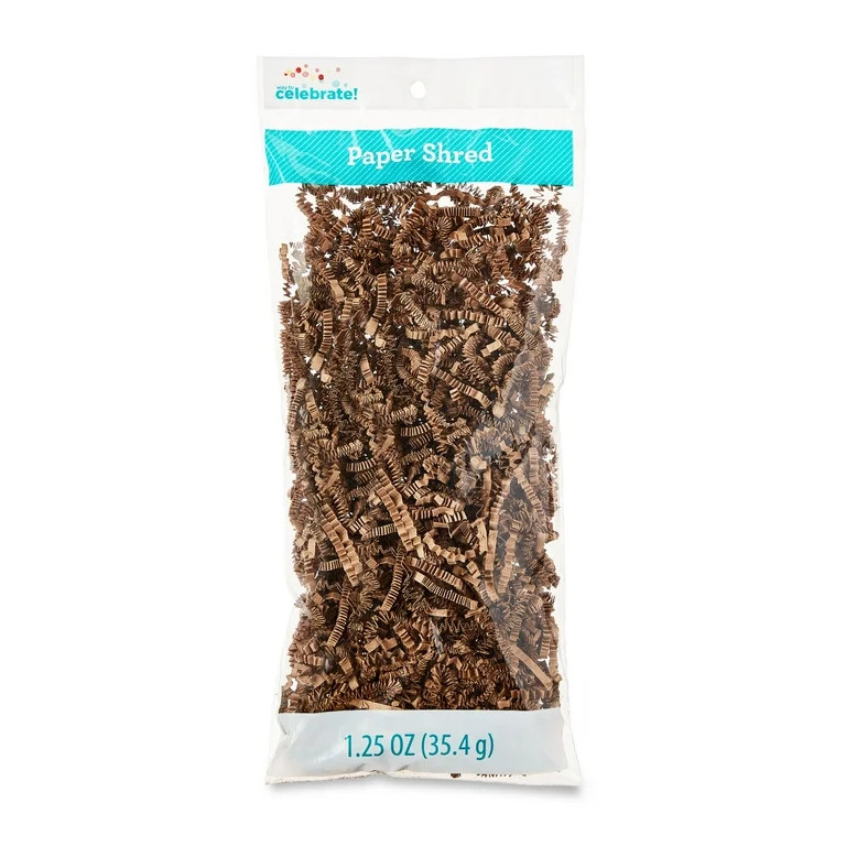 Kraft Paper Shred, 1.25 oz, by Way To Celebrate | Walmart (US)