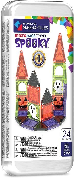 MAGNA-TILES microMAGS 24-Piece Spooky Travel Set, The Original Magnetic Building Brand | Amazon (US)
