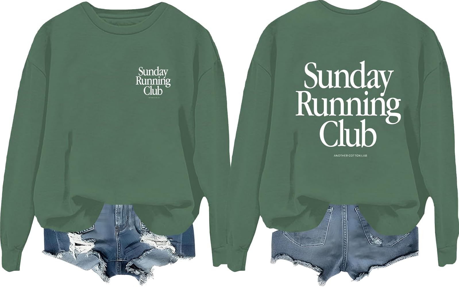 Sunday Running Club Sweatshirt Sunday Running Club Shirt Funny Shirts Crewneck Long Sleeve Tops U... | Amazon (US)