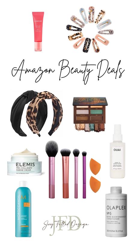 Amazon beauty deals, amazon prime deals, Elemis, make up brushes, headbands, make up, hair products 

#LTKsalealert #LTKbeauty #LTKunder50