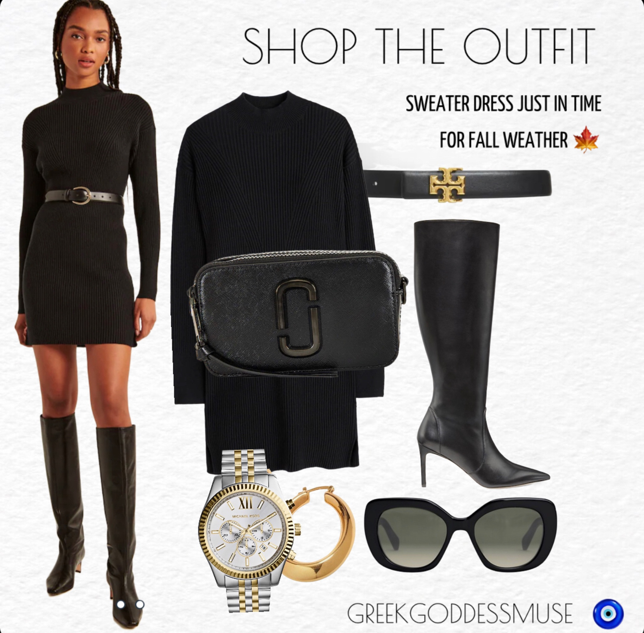 Great Sweater Dress outfit🍁

#LTKitbag #LTKshoecrush #LTKstyletip