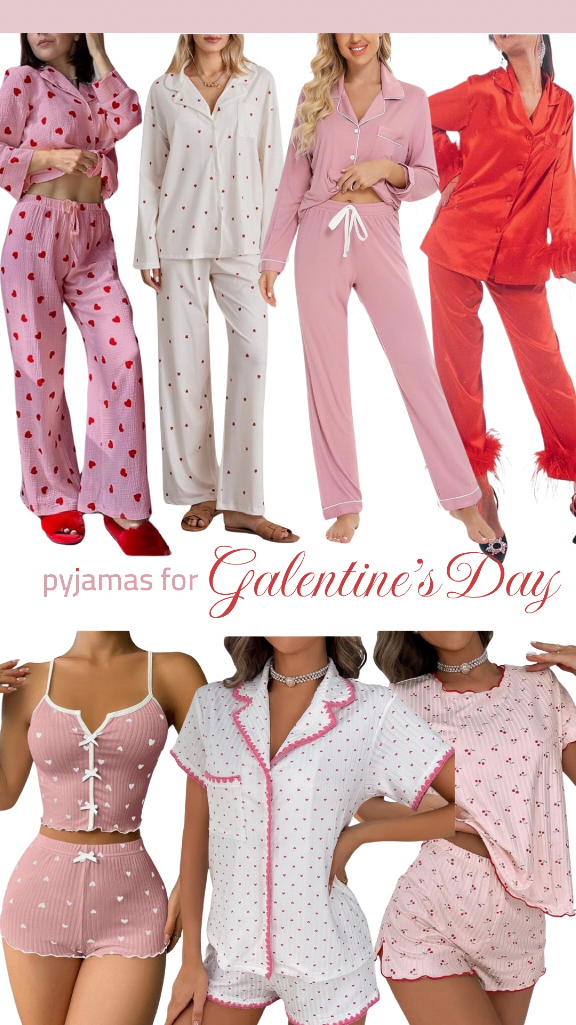 Valentine’s Day pj sets! Would be so perfect for galentine’s too

Amazon finds, Amazon valentine, Amazon galentine, Amazon pjs, Amazon fashion

#LTKfindsunder50 #LTKfindsunder100 #LTKMostLoved