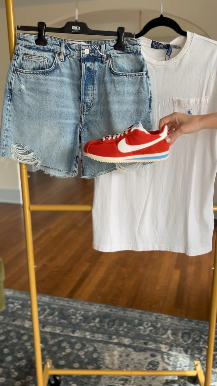 When you find the perfect Jean shorts all you need to do is add the classics 🤩

#LTKStyleTip #LTKVideo #LTKShoeCrush