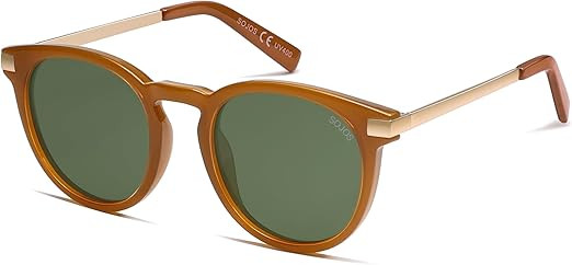 SOJOS Retro Round Polarized Sunglasses Womens Mens Classic Vintage Trendy Sunnies SJ2368 | Amazon (US)
