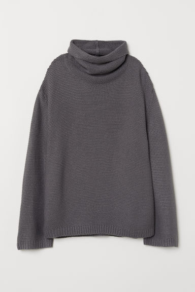 H & M - Rollkragenpullover - Grau - Damen | H&M (DE, AT, CH, NL, FI)