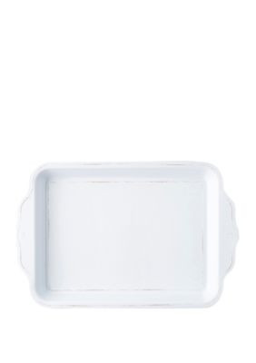 Juliska Berry And Thread Melamine Whitewash 24 In Handled Tray, Large Platter | Belk