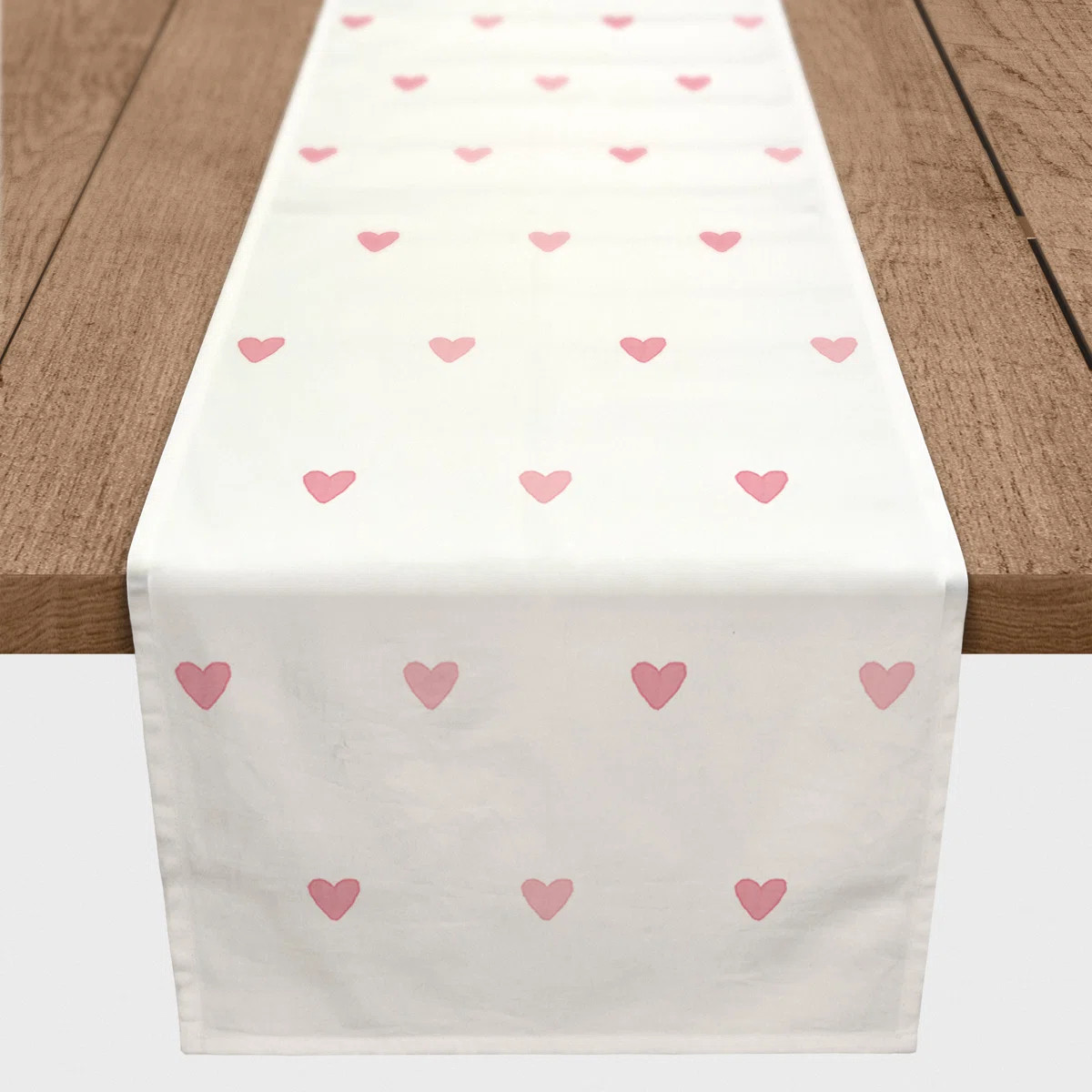 Simple Heart Pattern Table Runner | Wayfair North America