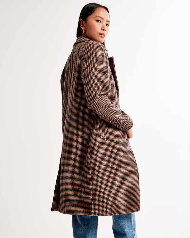 Wool-Blend Dad Coat | Abercrombie & Fitch (US)