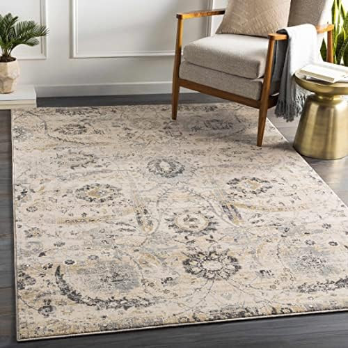 Hauteloom Sunnyside Rustic Farmhouse Living Room Bedroom Dining Room Large Area Rug - Persian Sty... | Amazon (US)