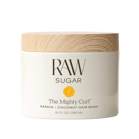 Raw Sugar The Mighty Curl Hair Mask Papaya + Coconut 10 fl oz | Walmart (US)