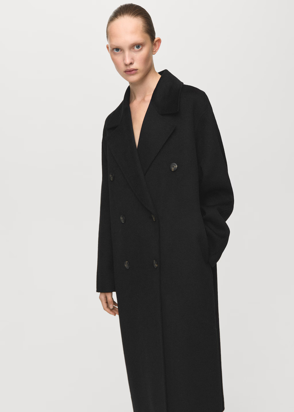 Handmade oversized wool coat | Mango (US/MX/AU)