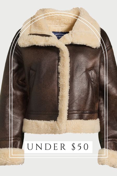 At $54, this faux suede shearling jacket looks and feels so much more $$$. Comes in two colors brown and black, it has a great weight and shape. Perfect for fall and winter! 

#LTKfindsunder50 #LTKsalealert #LTKfindsunder100