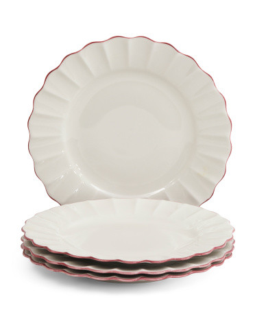 Set Of 4 Made In Brazil Dinner Plates | TJ Maxx