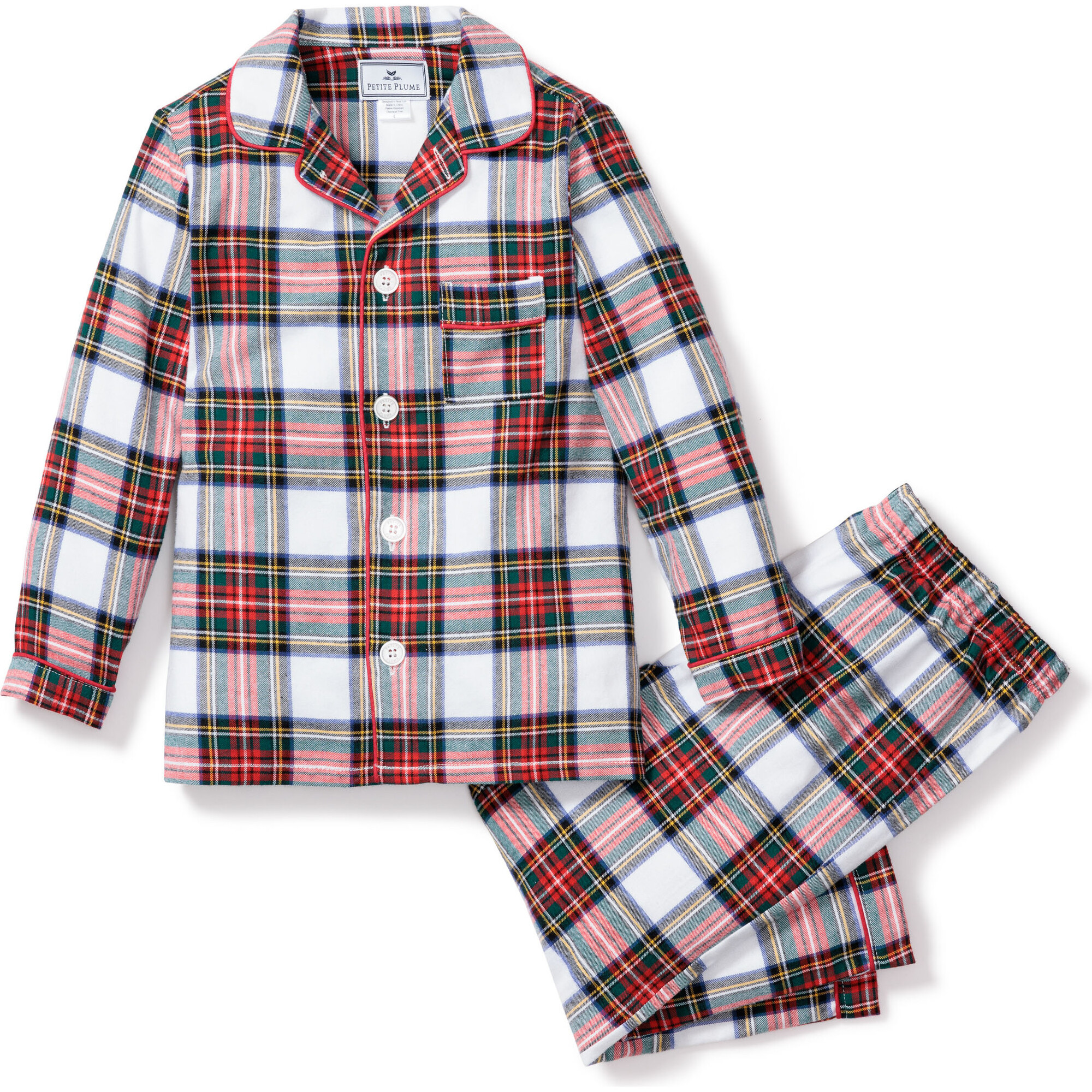 Pajama Set, Balmoral Tartan | Maisonette