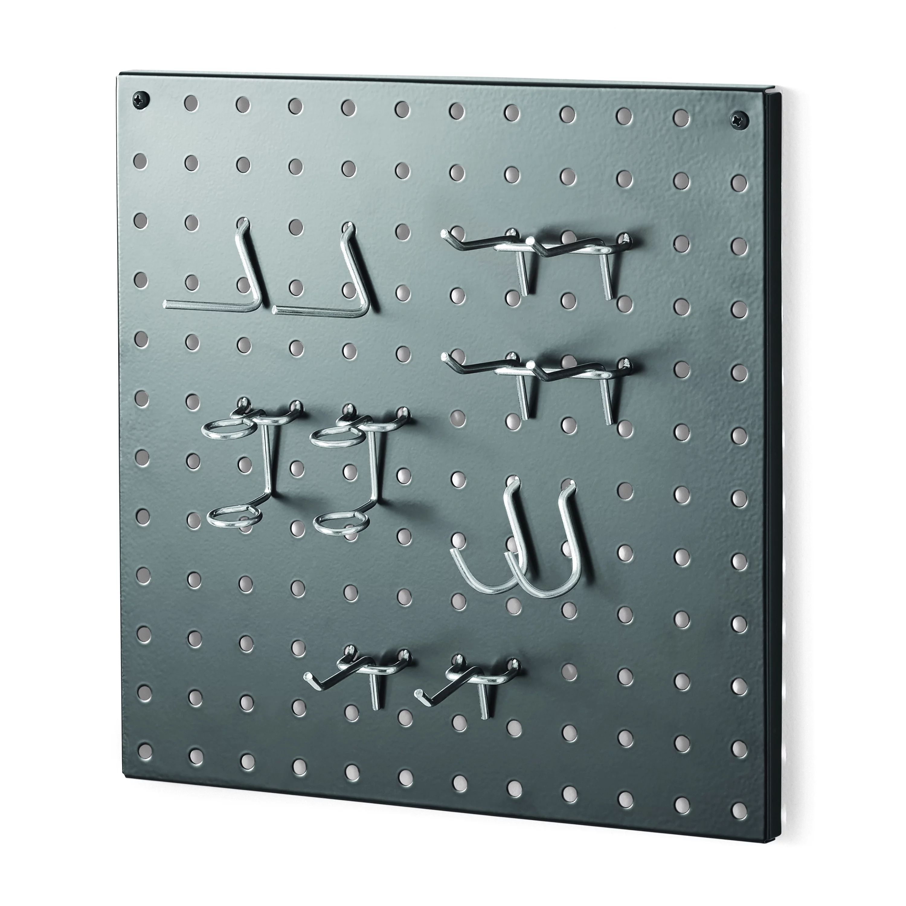 Hyper Tough 11-Piece Black Steel Pegboard Kit with 10 Accessories - Walmart.com | Walmart (US)