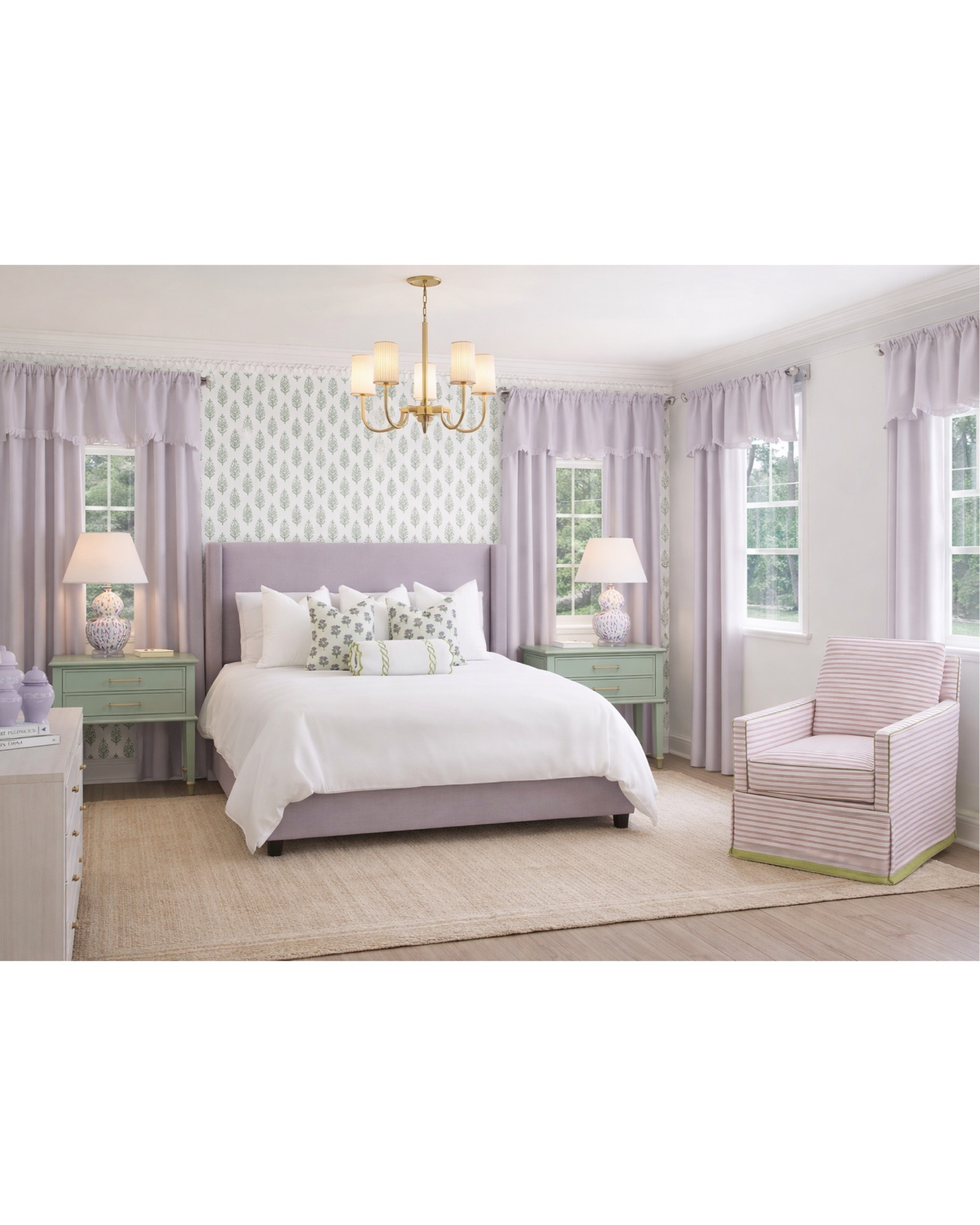 Lavender and sage room inspo! Shop this design and rendering 

#LTKdayinmylife #LTKSaleAlert #LTKHome