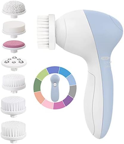Facial Cleansing Brush Face Scrubber: Electric Exfoliating Spin Cleanser Device Waterproof Deep Clea | Amazon (US)