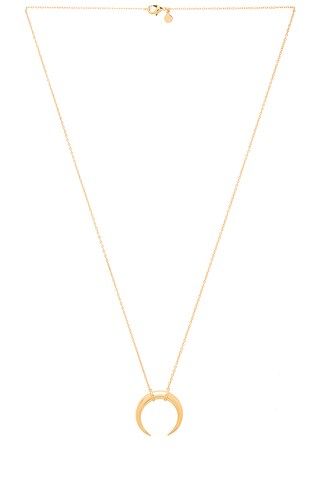 Cayne Crescent Pendant Necklace | Revolve Clothing (Global)