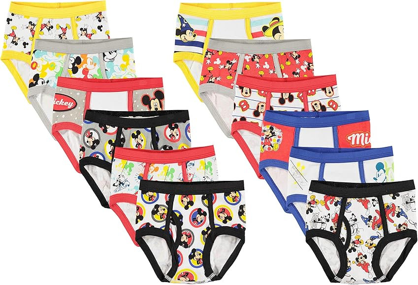 Disney girls Mickey Mouse 12-days of Surprise Underwear Makes Potty Training Fun, Available in Si... | Amazon (US)