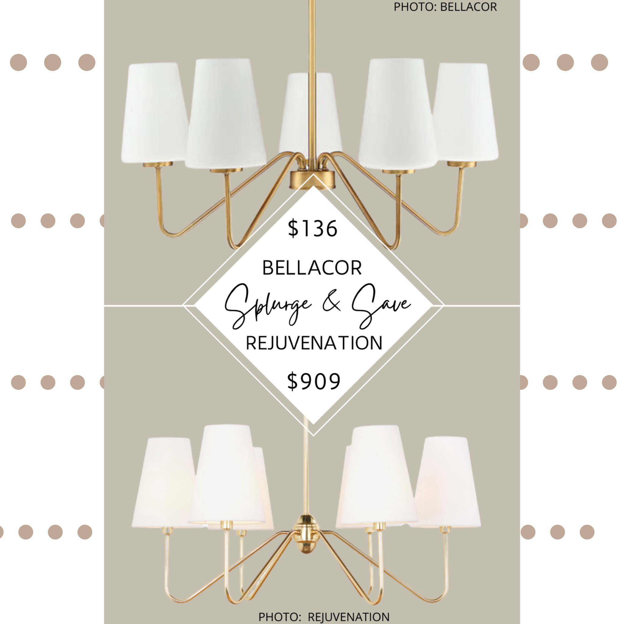 🚨New Find🚨 Rejuvenation’s Berkshire 6 Arm Chandelier features a traditional colonial style, compressed candlestick arms, elongated linen shades, and is available in four different colour combinations.

I found gold and black  modern traditional chandeliers at Bella Decor, Amazon, and Wayfair. They all feature a streamlined, sleek silhouette, five tapered shades (available in frosted glass or fabric), and angular arms.

#lighting #light #chandelier #rejuvenation #lookforless #dupe #dupes #decor #homedecor #design #copycat #kitchen #entryway #bedroom #diningroom #livingroom. Rejuvenation lighting dupe. Rejuvenation dupes. Rejuvenation Berkshire Linear Pendant dupe. Rejuvenation. Lighting. Rejuvenation Chandeliers. Look for less. Rejuvenation look for less. Entryway chandeliers. Kitchen island lighting. Dining room chandeliers. Living room chandelier. Modern traditional chandelier. Transitional chandelier. Gold chandelier. Black chandelier. Rejuvenation Berkshire 6 Arm Chandelier with Linen Shade dupe. Rejuvenation Berkshire dupe  

#LTKFind #LTKsalealert #LTKhome