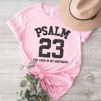 Bible Verse Shirt Psalm 23 Womens Christian Apparel Mens Gift Aesthetic Clothing Religious Tee | Etsy (US)