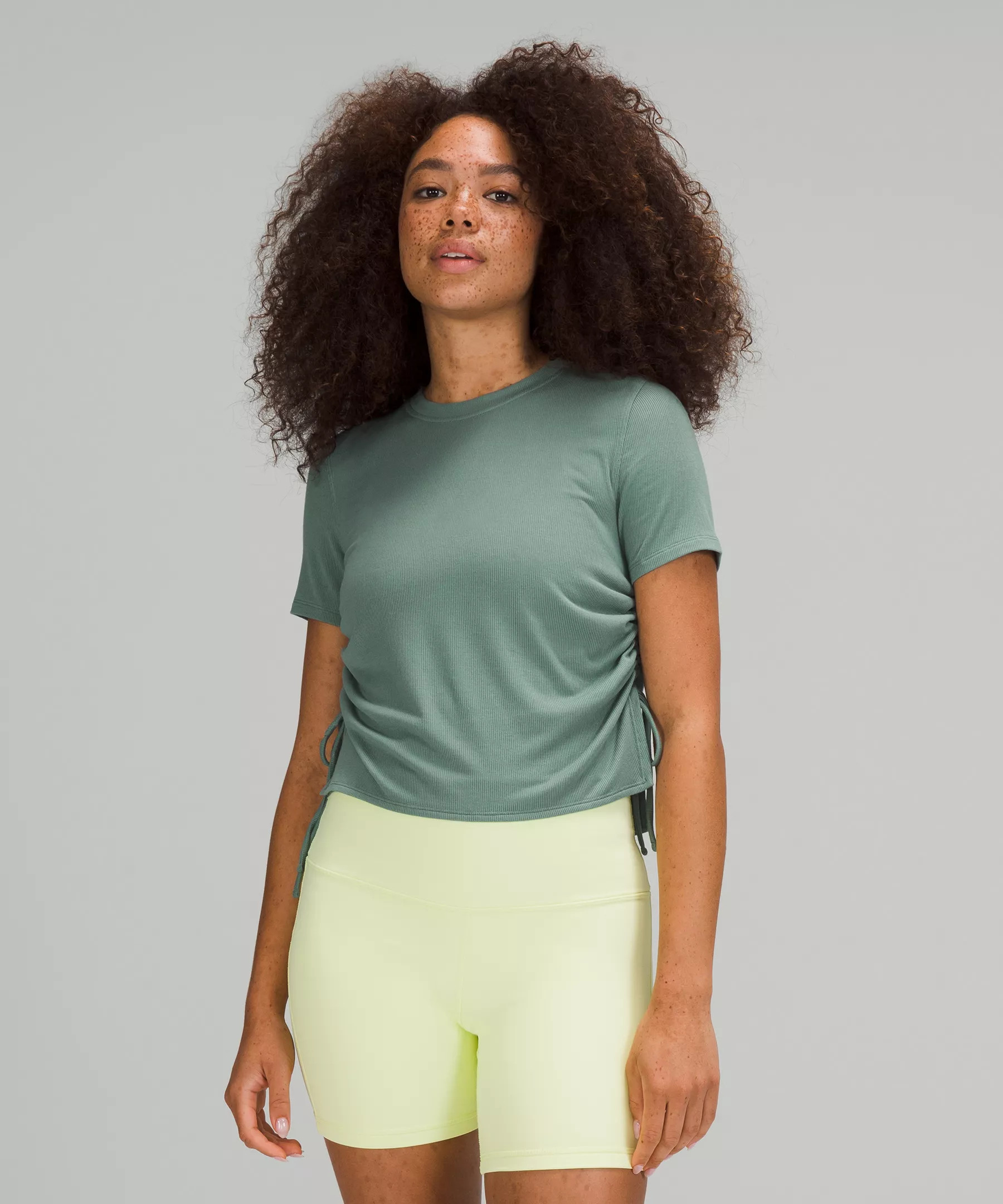 Side Cinch Ribbed T-Shirt | Lululemon (US)