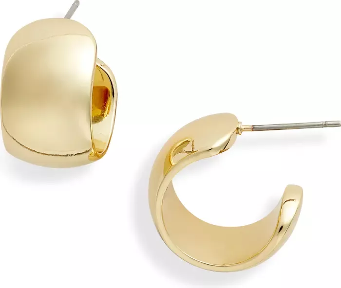 Lydia Tomlinson Satin hoop earring … curated on LTK