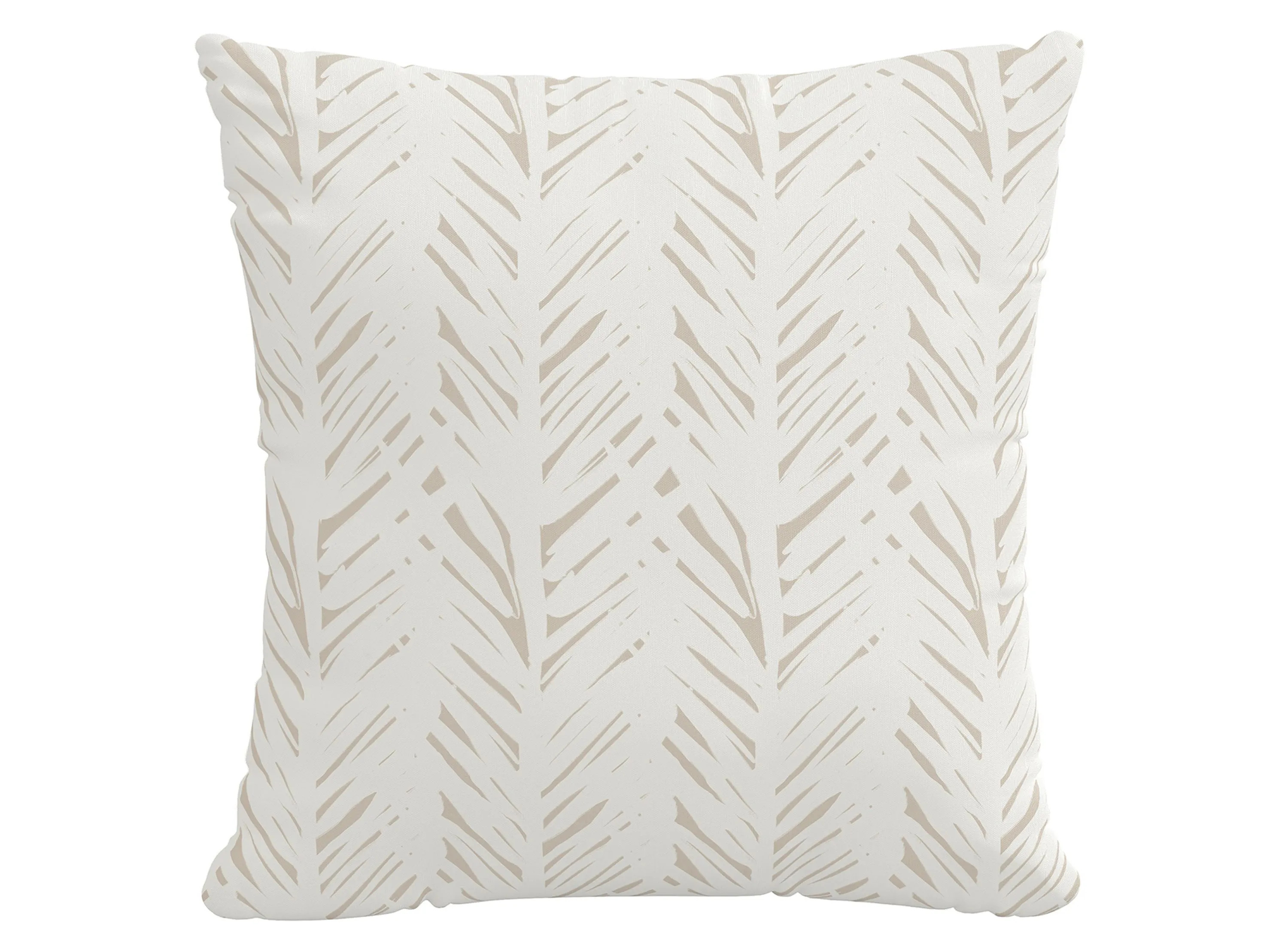 20" Outdoor Brush Palm Pillow | Raymour & Flanigan