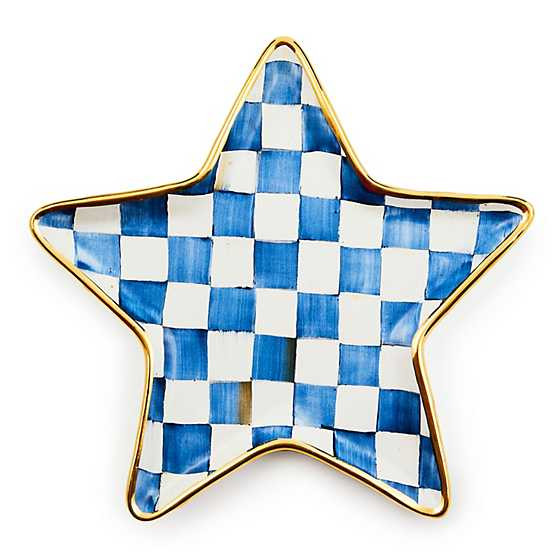 MacKenzie-Childs | Royal Check Star Plate | MacKenzie-Childs