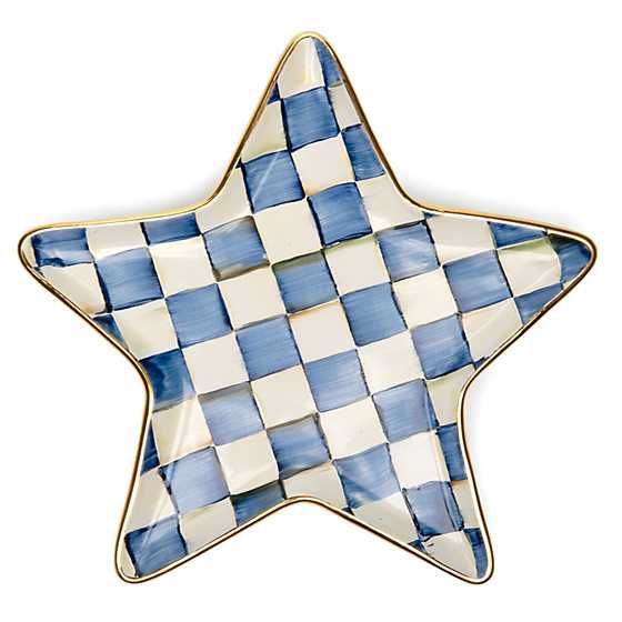 Royal Check Star Plate | MacKenzie-Childs