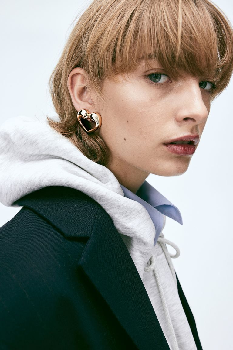Heart-shaped Earrings | H&M (US + CA)