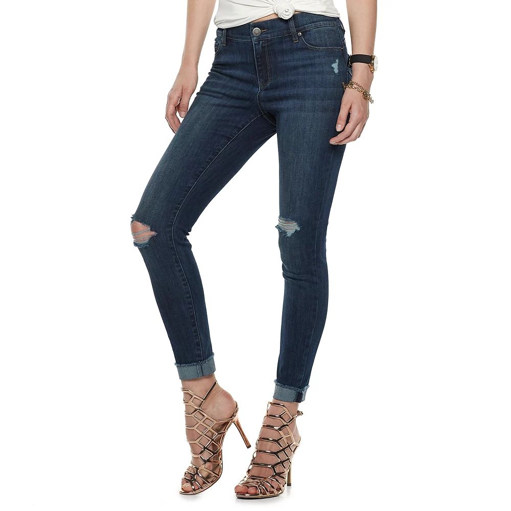 Women's Juicy Couture Flaunt It Ripped Skinny Ankle Jeans | Kohl's