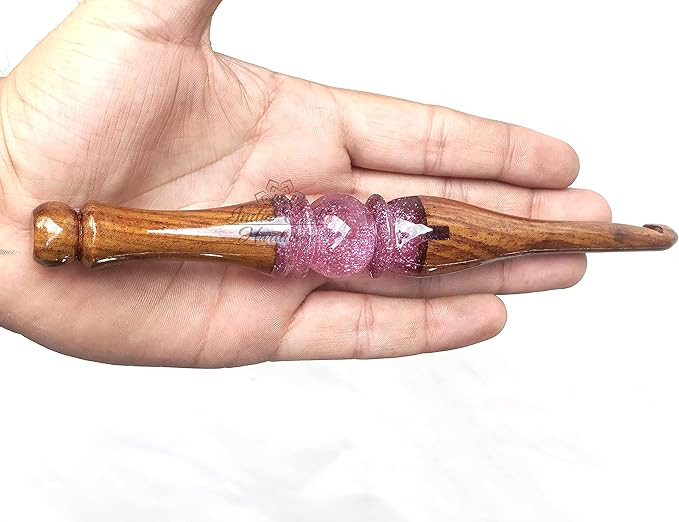 Ergonomic Crochet Hook for Crocheting - Wooden and Resin Crochet Hook - Large Crochet Hooks for A... | Amazon (CA)