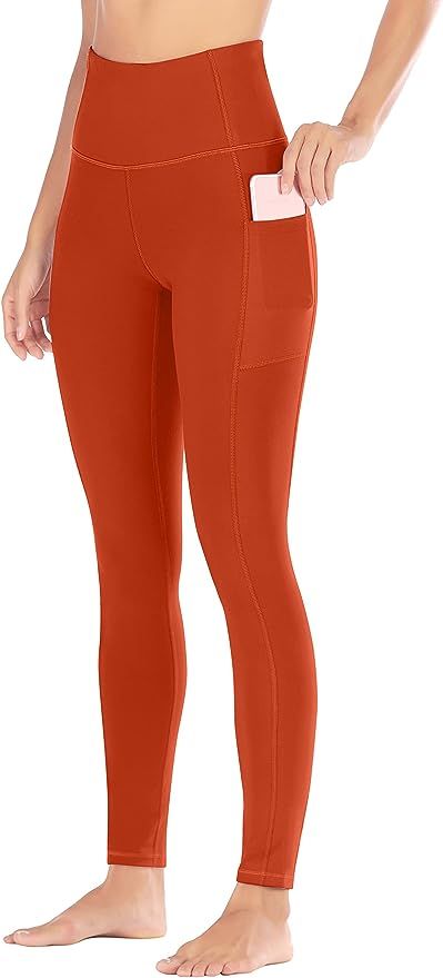 Ewedoos Women's Yoga Pants with Pockets - Leggings with Pockets, High Waist Tummy Control Non See... | Amazon (US)