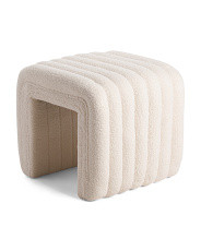 Boucle Channel Ottoman | TJ Maxx