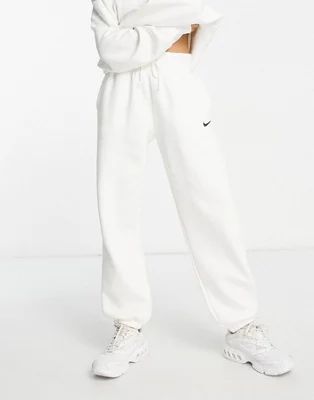 Nike Phoenix Fleece sweatpants in white | ASOS (Global)