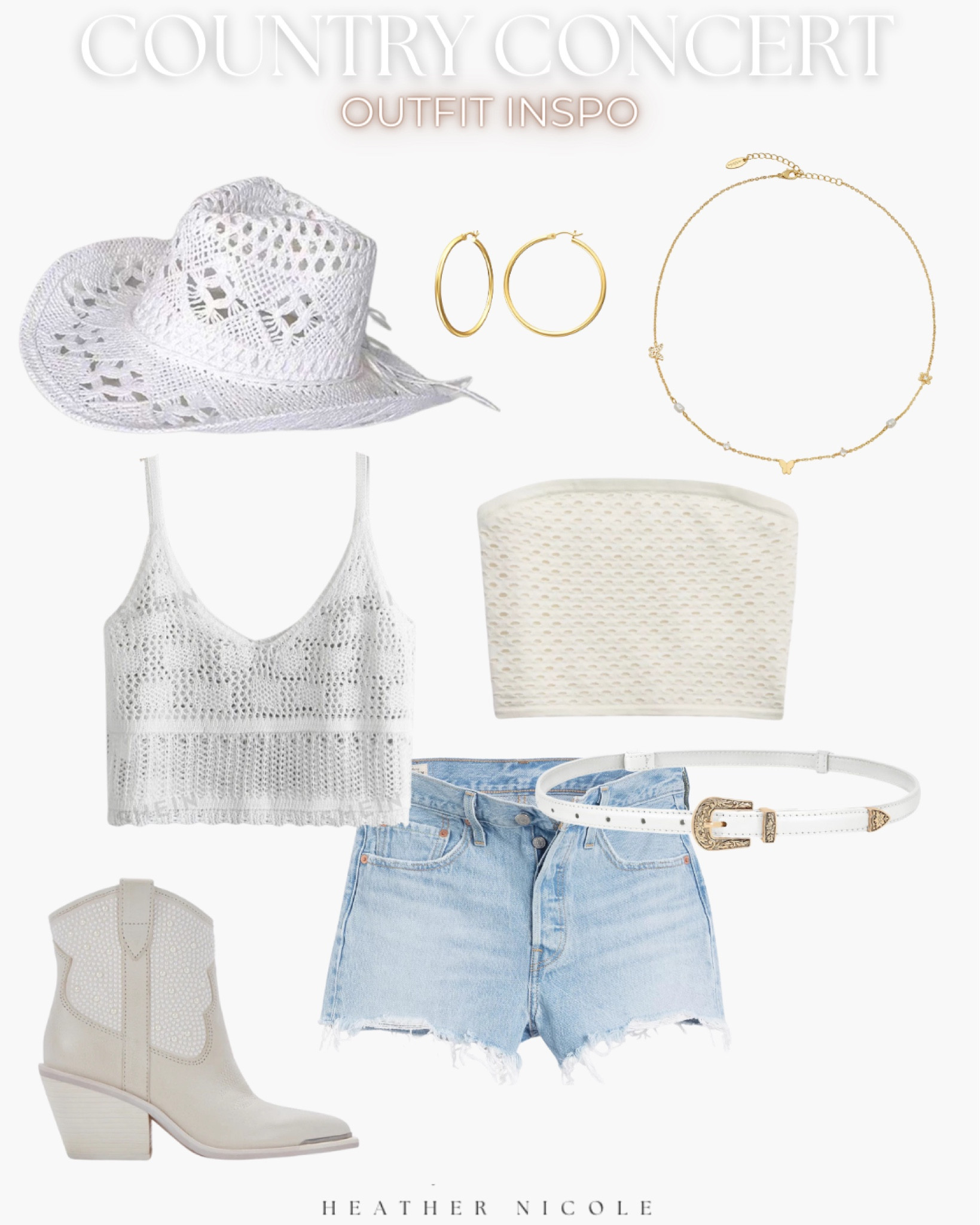Country Concert Outfits
Festival or concert outfits for the girls 🫶🏼🤠





Concert outfits, festival Outfits, country outfits, western outfits, crochet, denim shorts, cowgirl hat, western hat, western belt, tube tops, gold necklace, gold hoops, dainty jewelry, cute spring outfits, neutral outfits, affordable outfits, Amazon finds

#LTKFestival #LTKstyletip #LTKfindsunder100