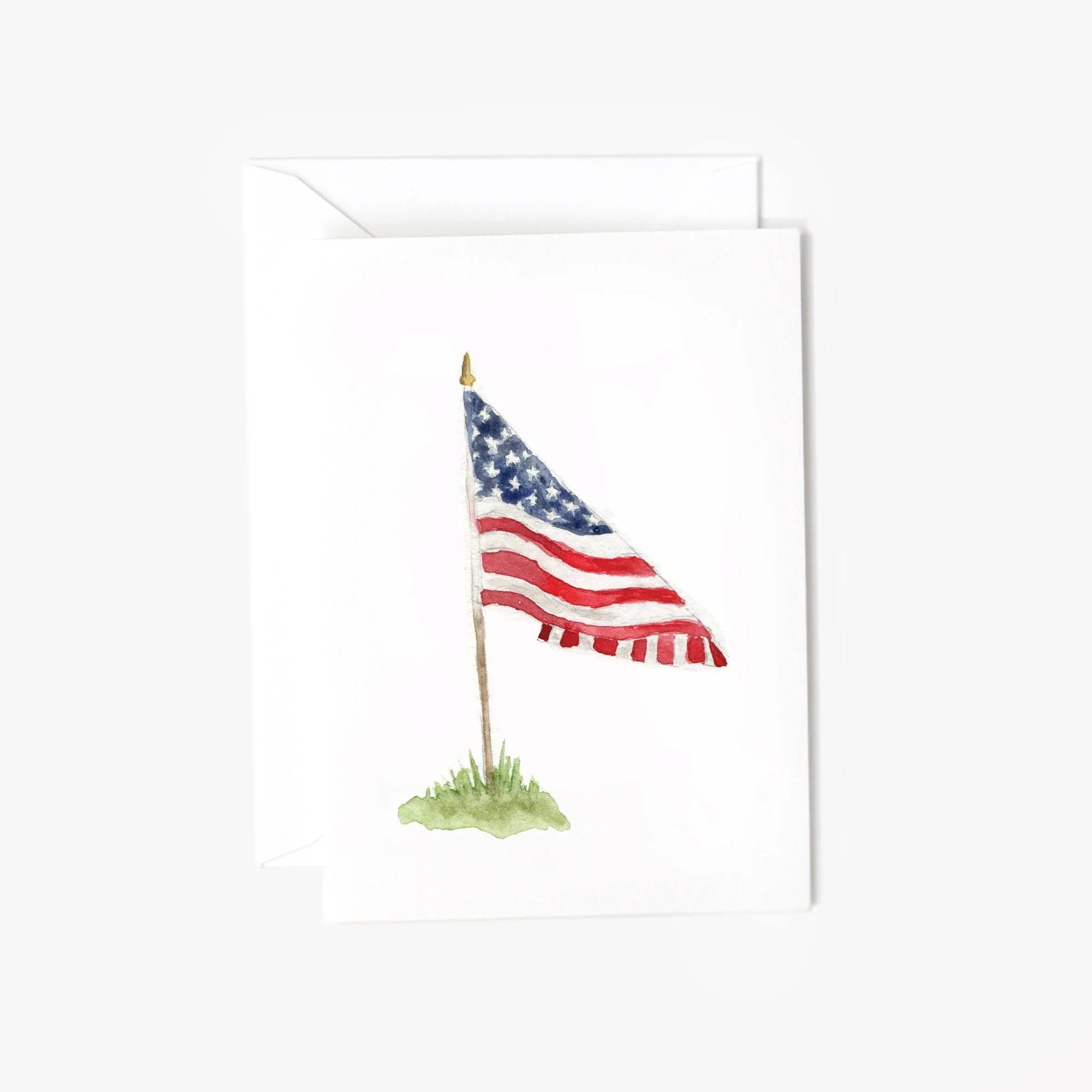 american flag mini enclosure notecard | Emily Lex Studio