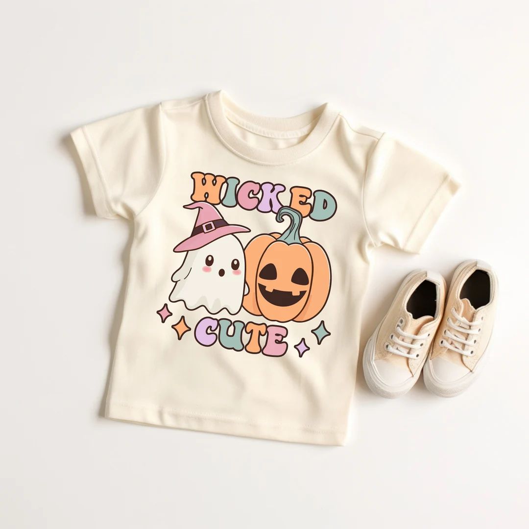 Wicked Cute Toddler Shirt Toddler Halloween Costume Girl - Etsy | Etsy (US)