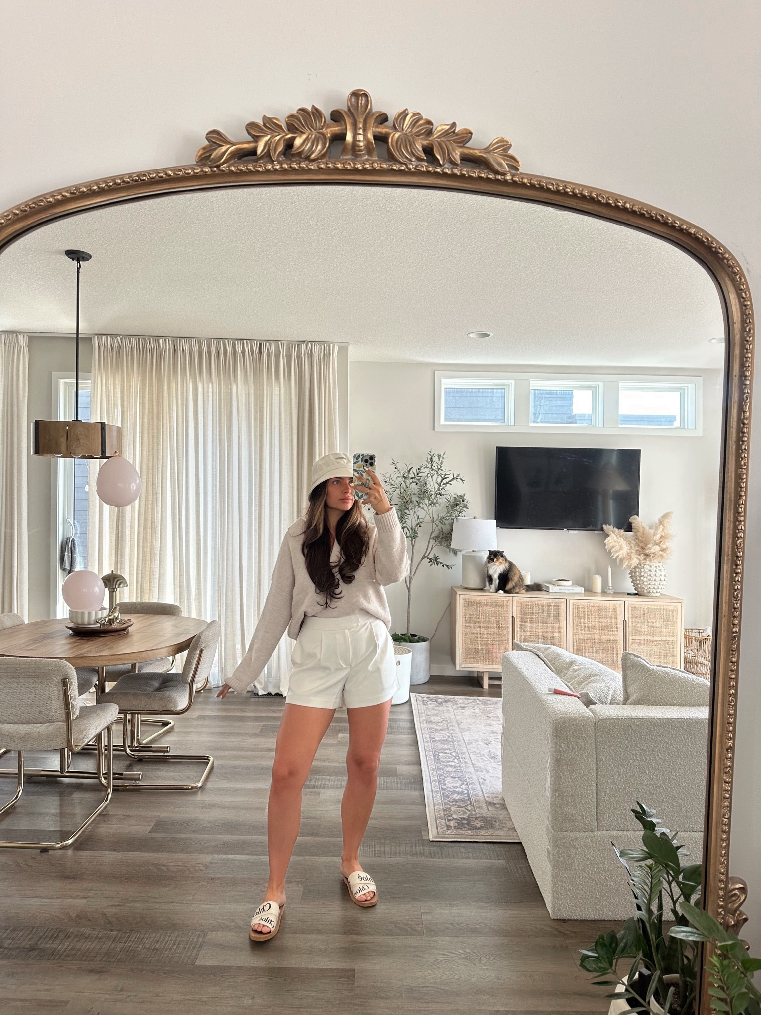 Brunch outfit 
Jacquemus bucket hat 
Chloe woody sandals 


#LTKshoecrush #LTKSeasonal #LTKstyletip