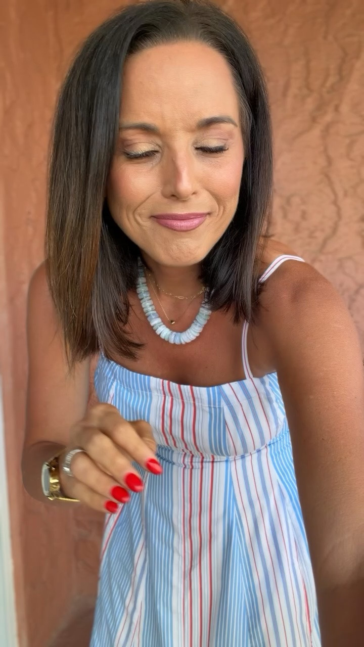 This Walmart dress is giving major J.Crew vibes without the J.Crew price tag 💙❤️

The fit on this one is SO good. It’s flattering in all the right places, flows beautifully, and feels way more expensive than it is. The classic stripe pattern makes it perfect for summer vacations, beach dinners, Fourth of July, or any day you want to look put together without trying too hard.

Definitely one of those dresses you put on and instantly feel good in. ✨

#walmartfashion #walmartfinds #walmartstyle #lookforless #jcrewstyle #summerdress #vacationoutfit #coastalstyle #fourthofjulyoutfit #summerfashion #affordablefashion #beachvacation #vacationstyle #resortwear #ootd #fashionfinds #summerstyle #ltkstyle #ltkfashion #walmartnewarrivals