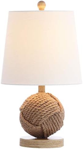 JONATHAN Y JYL6500A Monkey Fist 18" Rope Ball LED Table Lamp Coastal Cottage Industrial Bedside D... | Amazon (US)